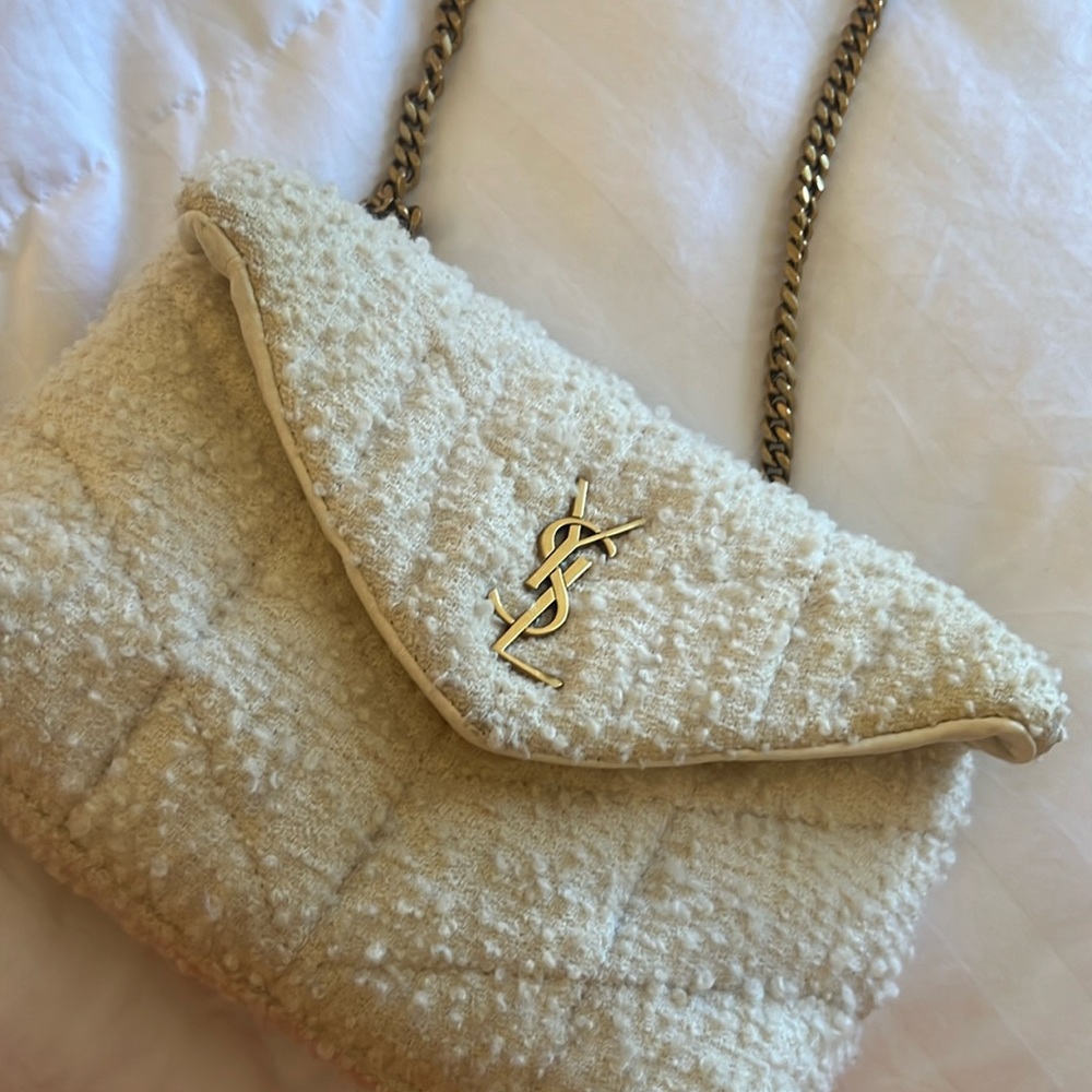 Saint Laurent Bags | Saint Laurent Puffer Small Shearling